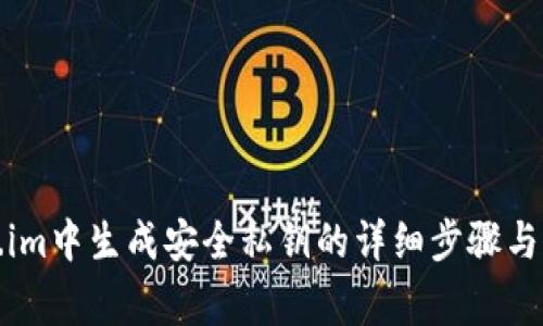 在Token.im中生成安全私钥的详细步骤与注意事项